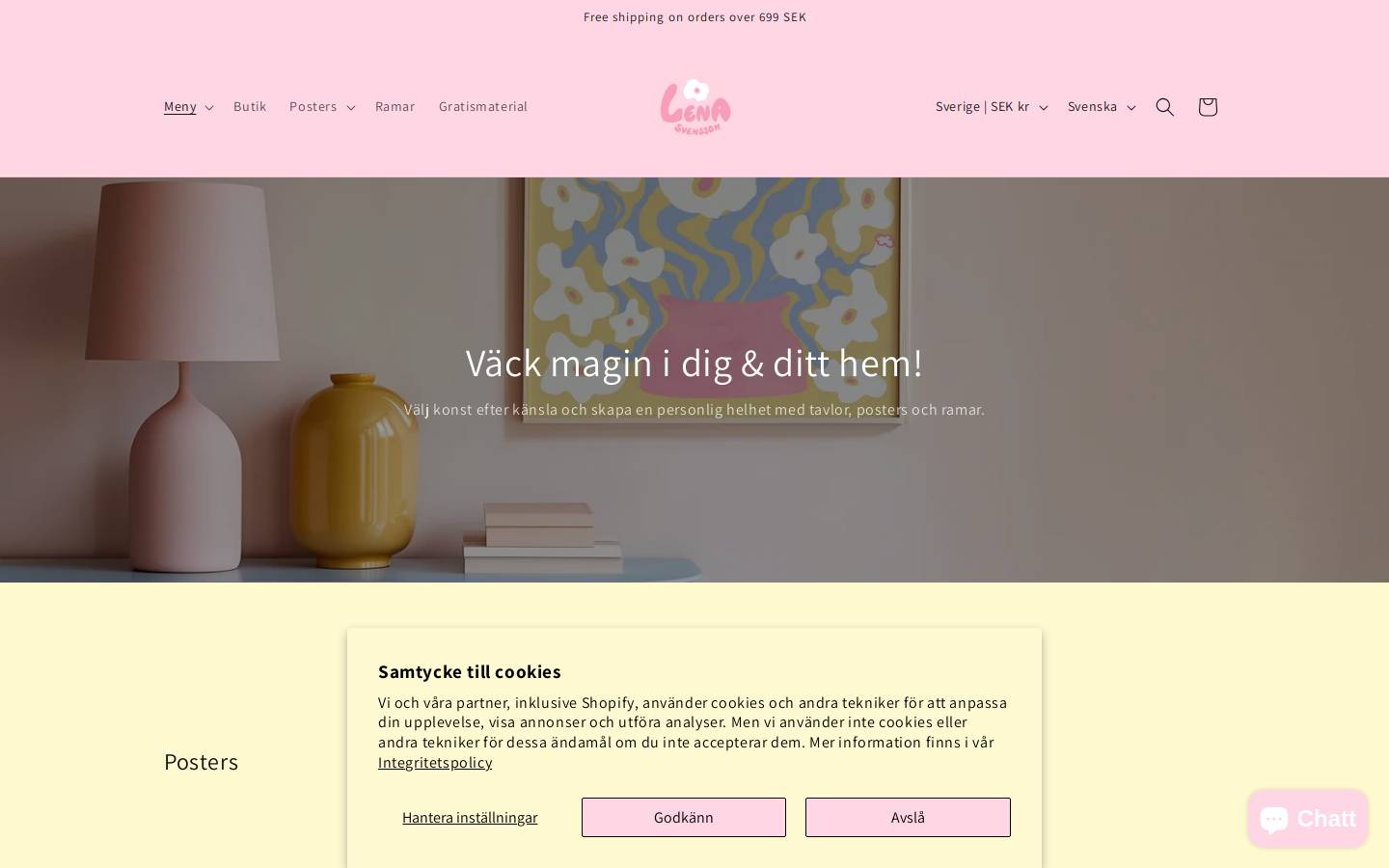 Lenasvensson homepage screenshot