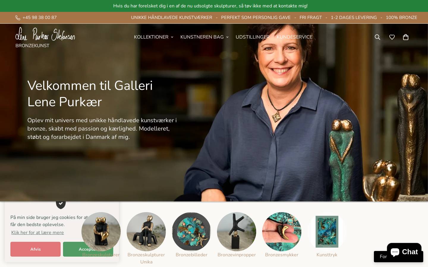Lene Purkær Stefansen homepage screenshot