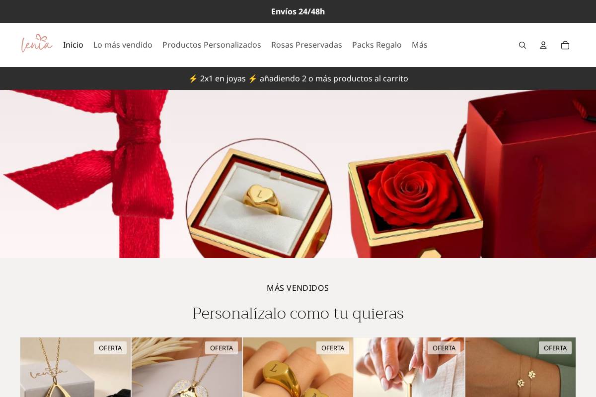 lenia.es homepage screenshot