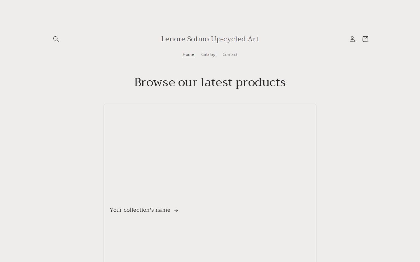 lenoresolmo.com homepage screenshot