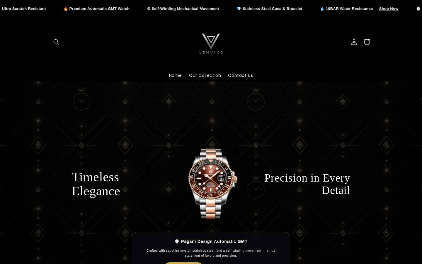 lenviko.com homepage screenshot