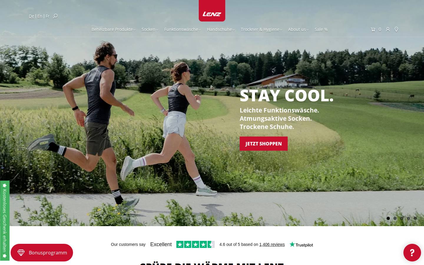 Lenz Ges.m.b.H. homepage screenshot