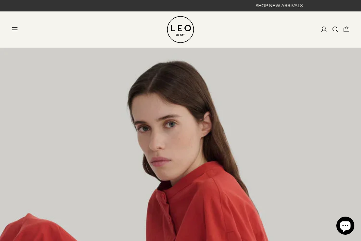 leoboutique.com homepage screenshot