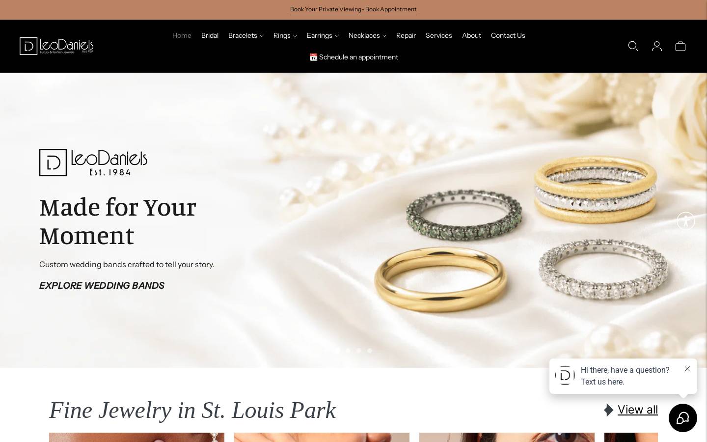LeoDaniels homepage screenshot