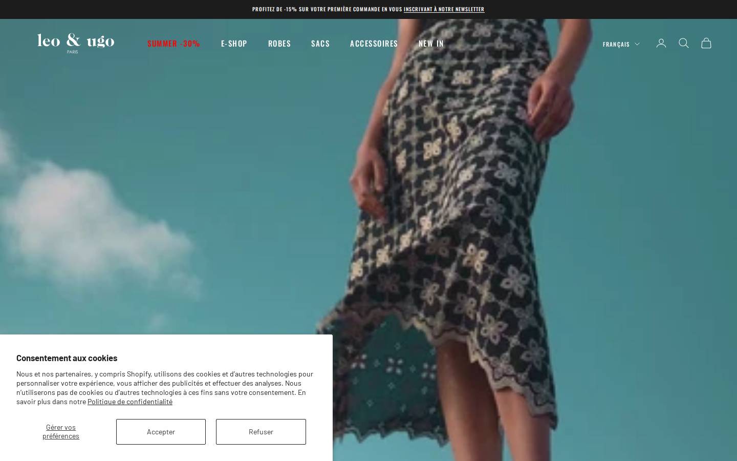 LEO & UGO  homepage screenshot