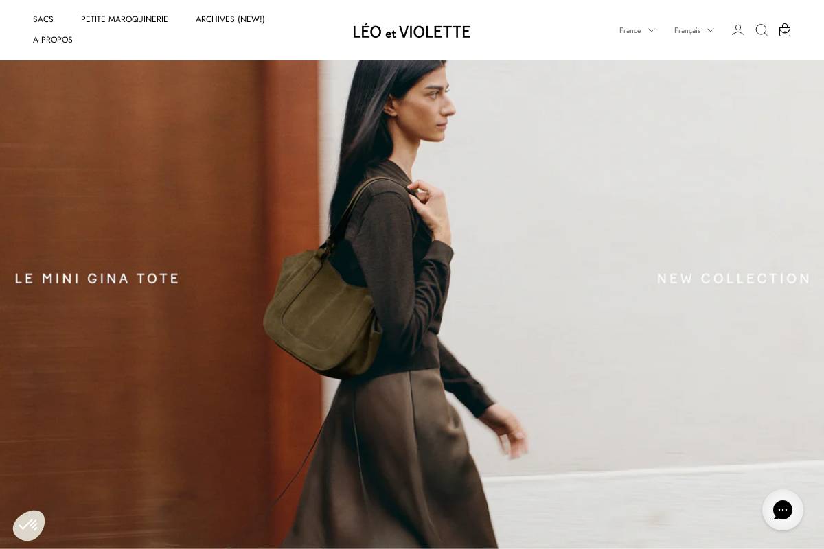 Léo et Violette homepage screenshot
