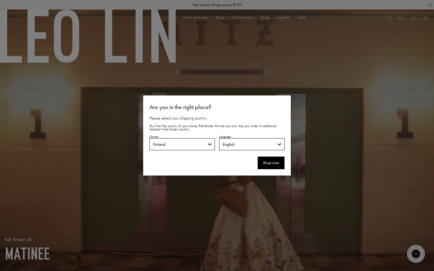leolinofficial.com homepage screenshot