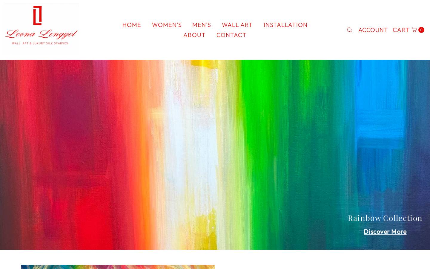 leonalengyel.com homepage screenshot