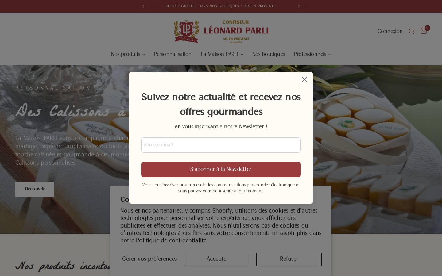 leonard-parli.com homepage screenshot