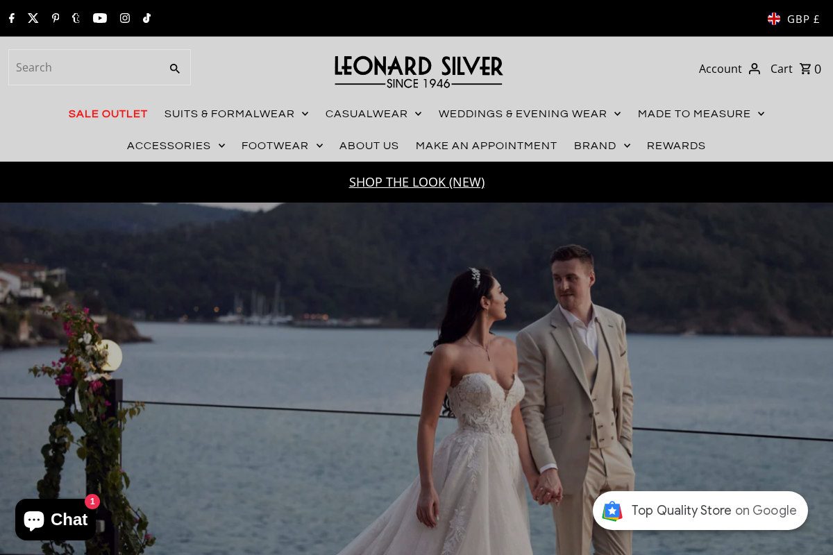 Leonard Silver homepage screenshot