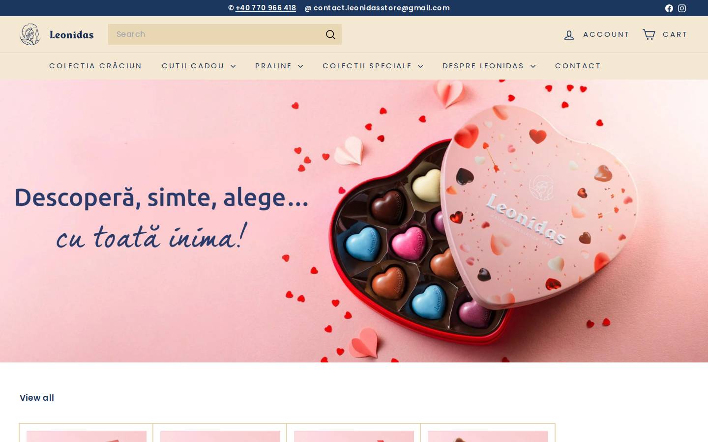 leonidasbaneasa.ro homepage screenshot