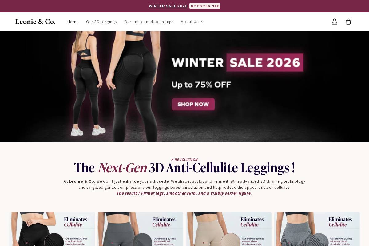 leonieandco.co.uk homepage screenshot
