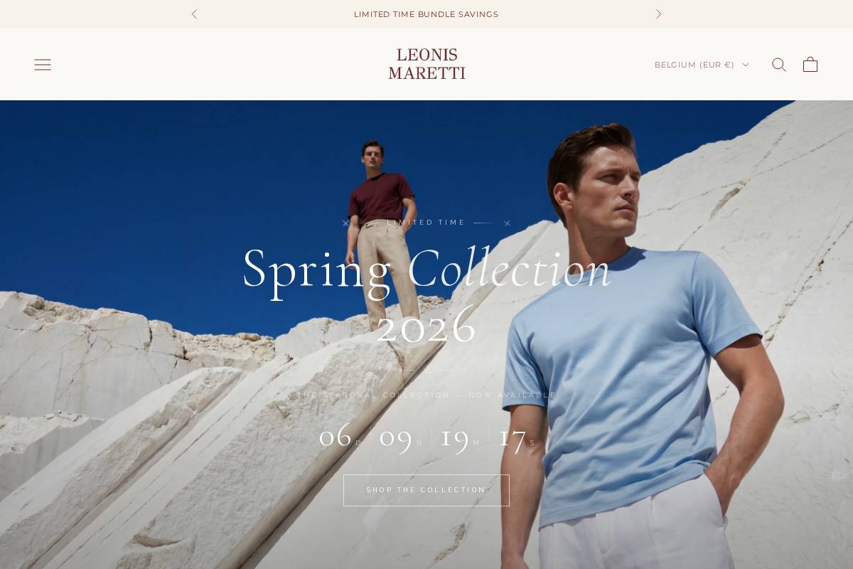 Leonismaretti homepage screenshot