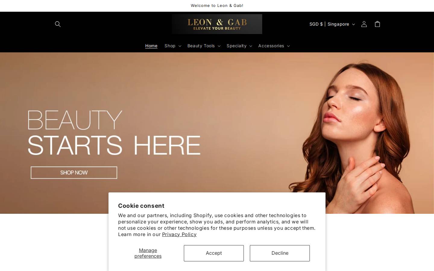 leonngab.com homepage screenshot