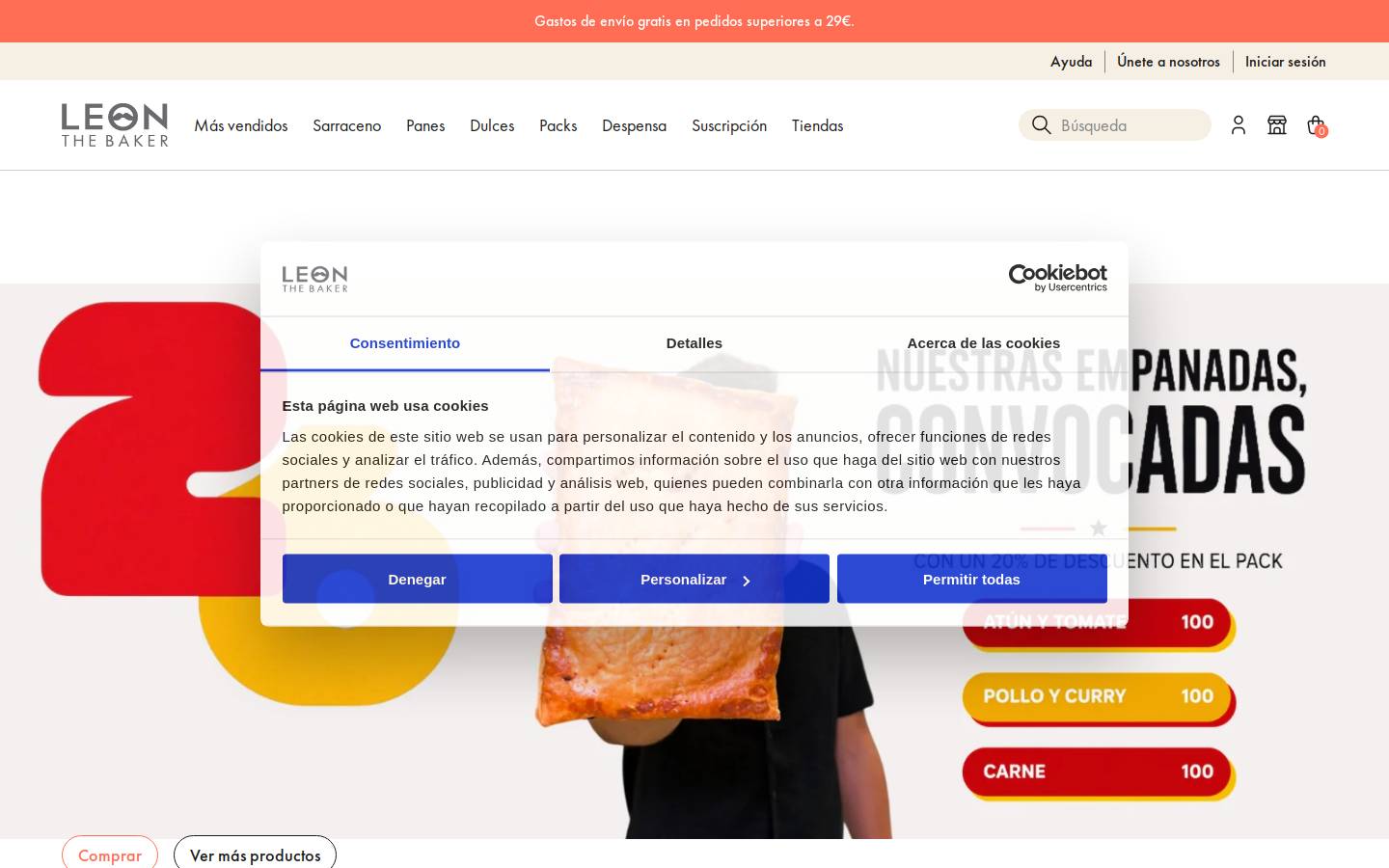 Leonthebaker homepage screenshot