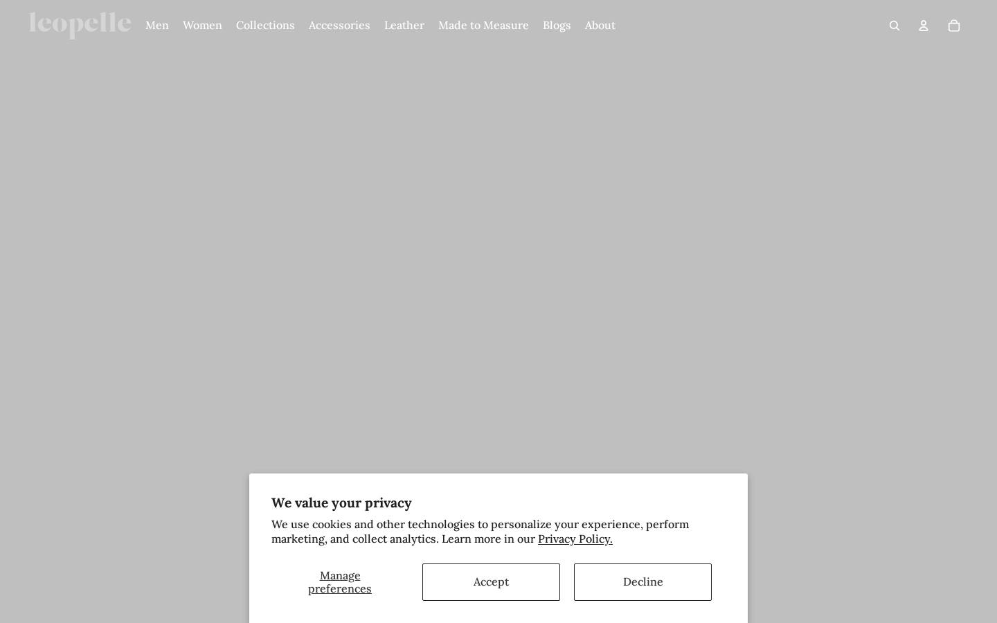 leopelle.com homepage screenshot