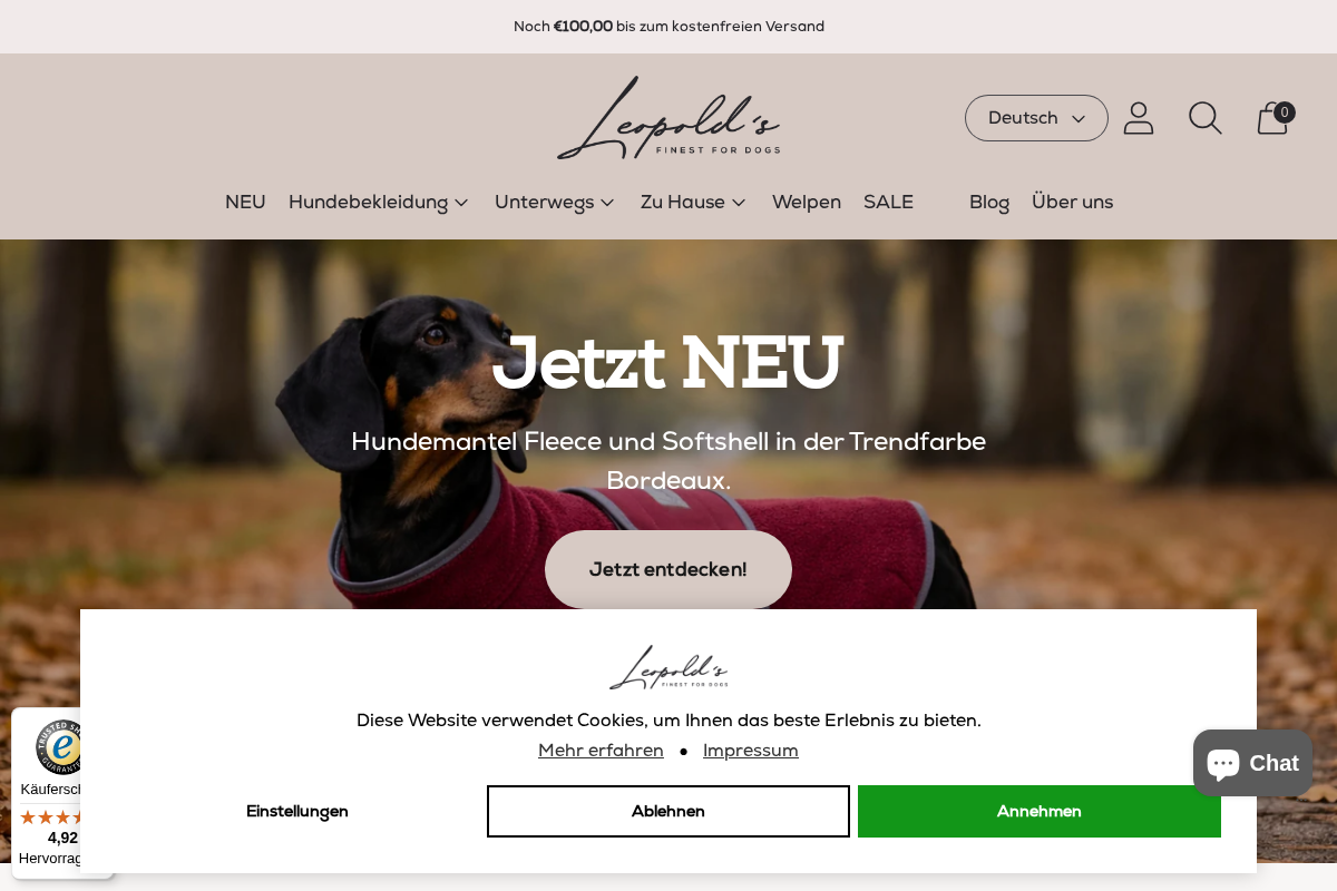 leopolds-finest homepage screenshot