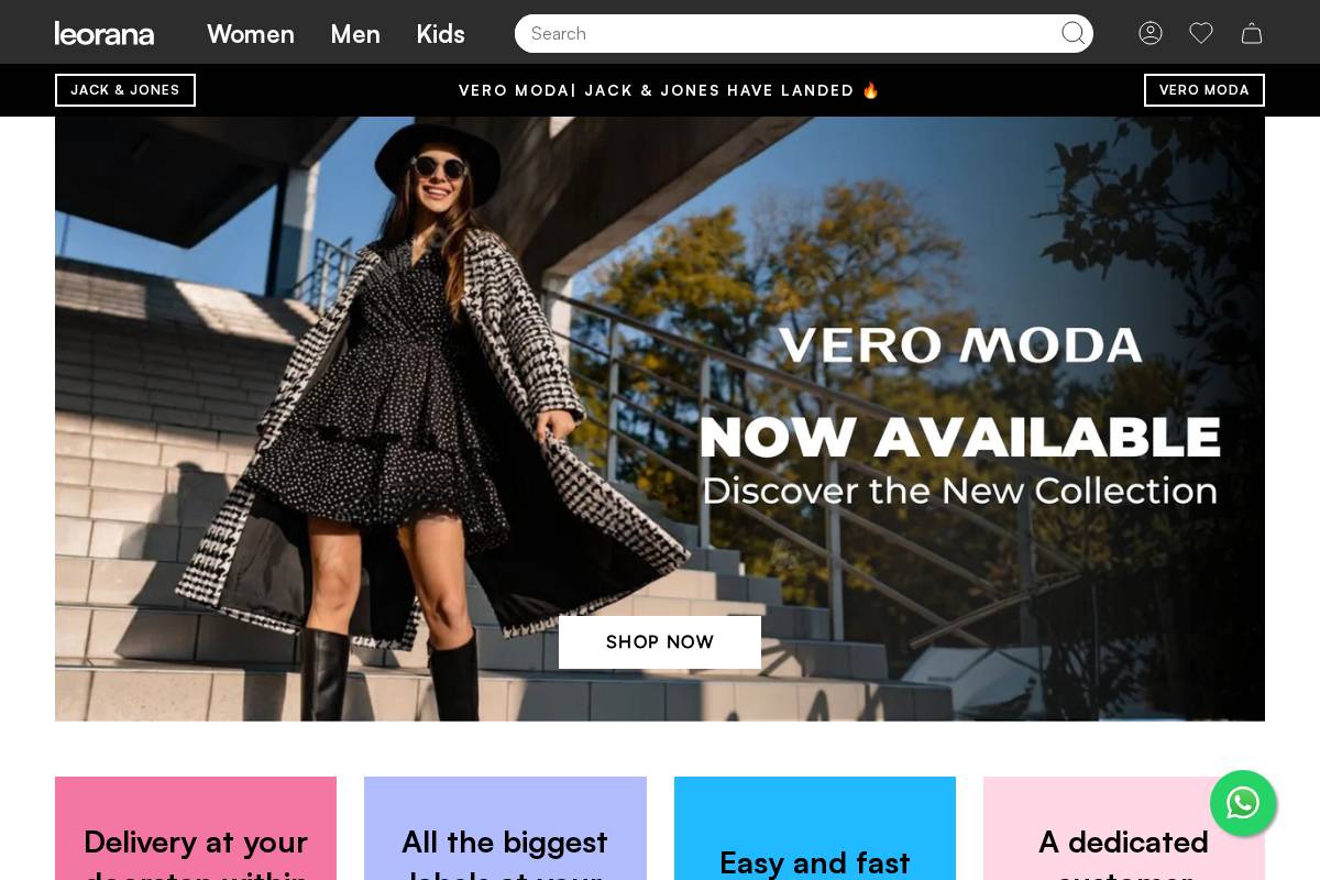 leorana.com homepage screenshot