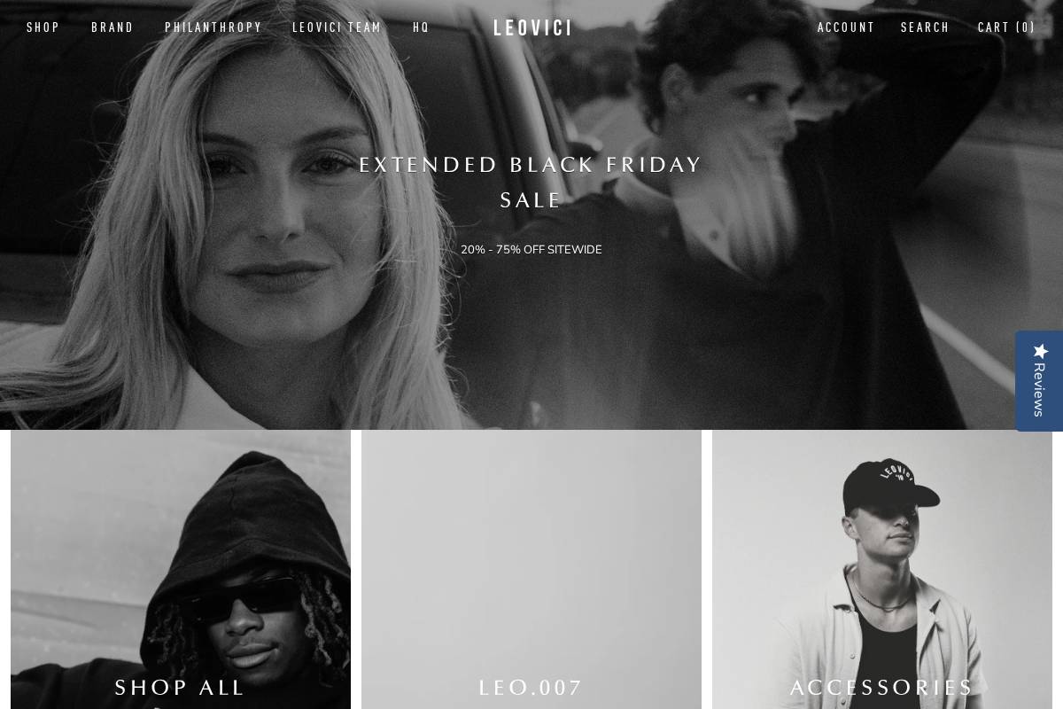 leovici.com homepage screenshot