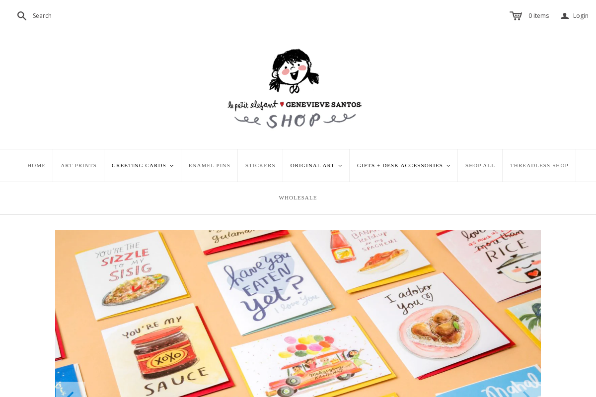 Le Petit Elefant homepage screenshot