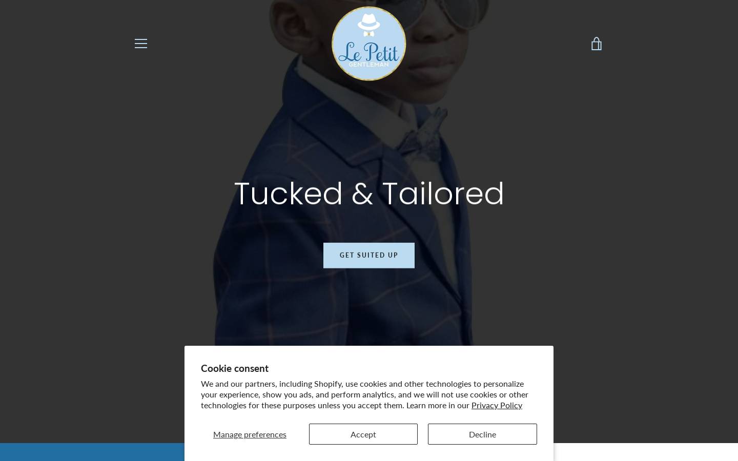 lepetitgentleman.com homepage screenshot