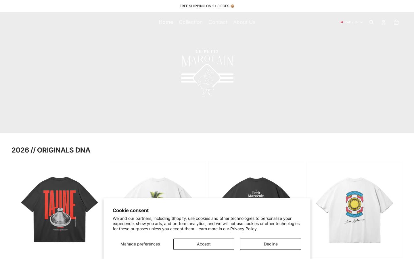 lepetitmarocain.com homepage screenshot