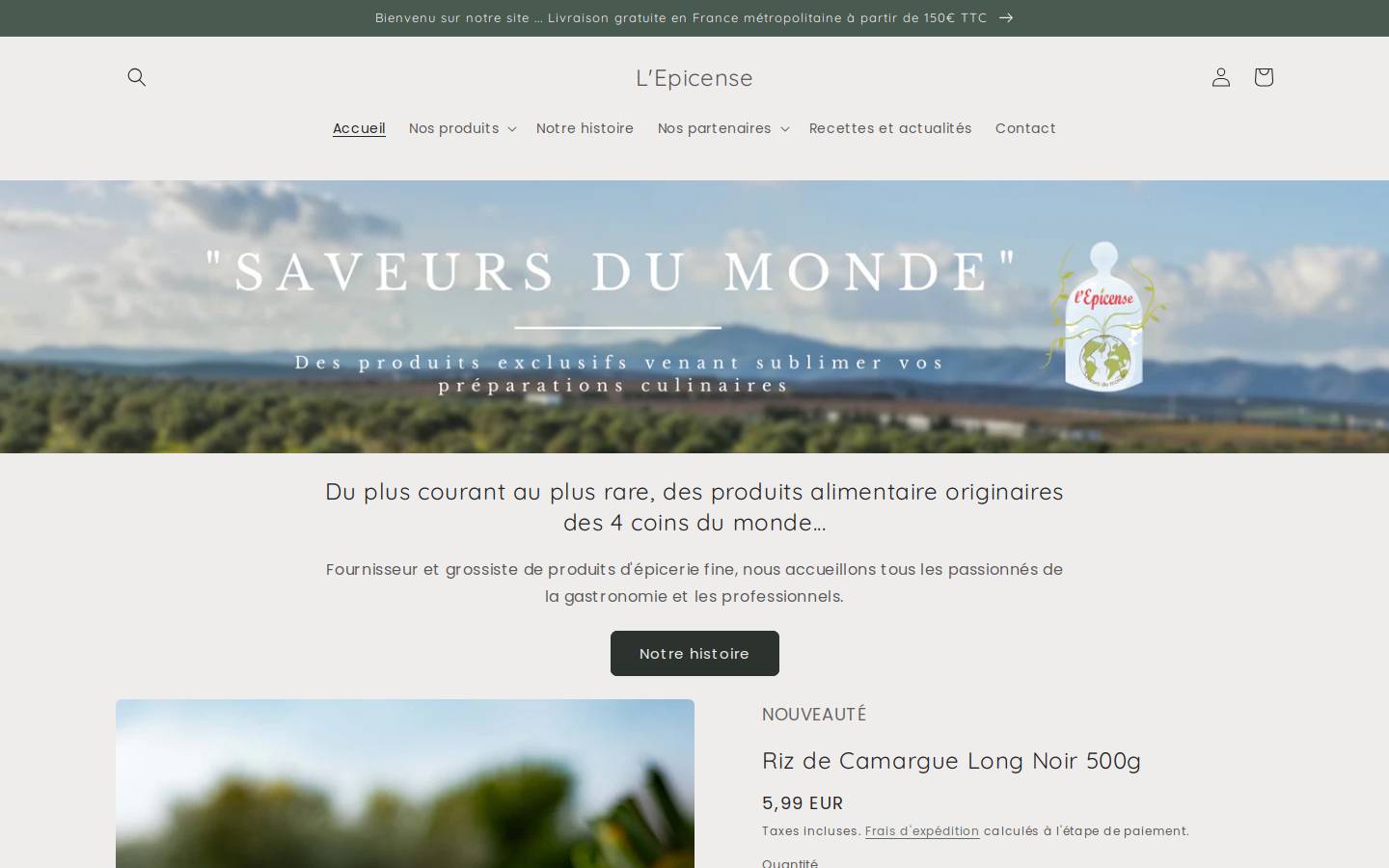 lepicense.fr homepage screenshot