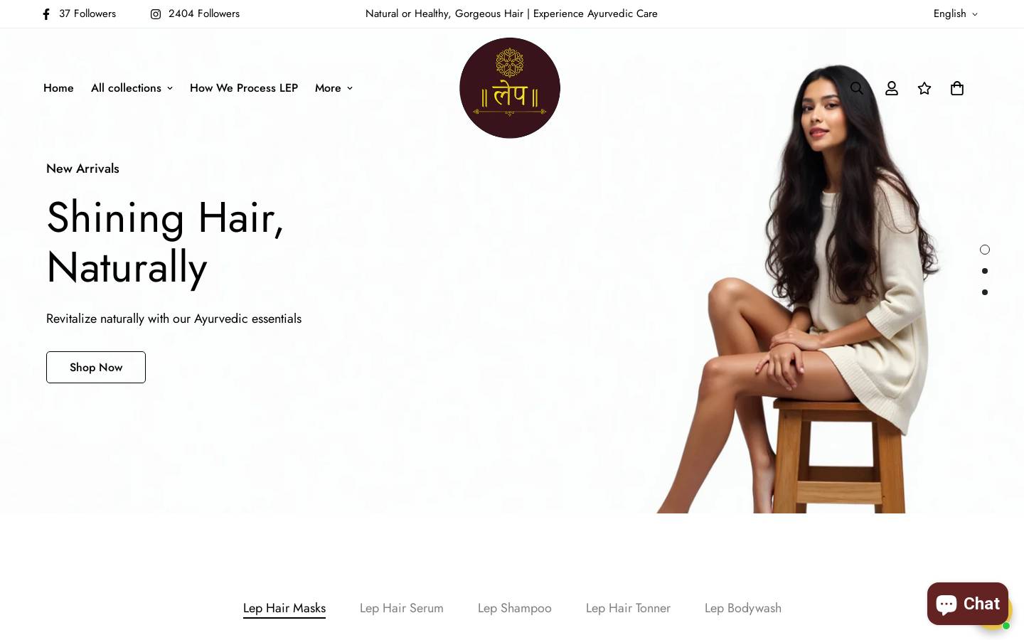lepindia.in homepage screenshot