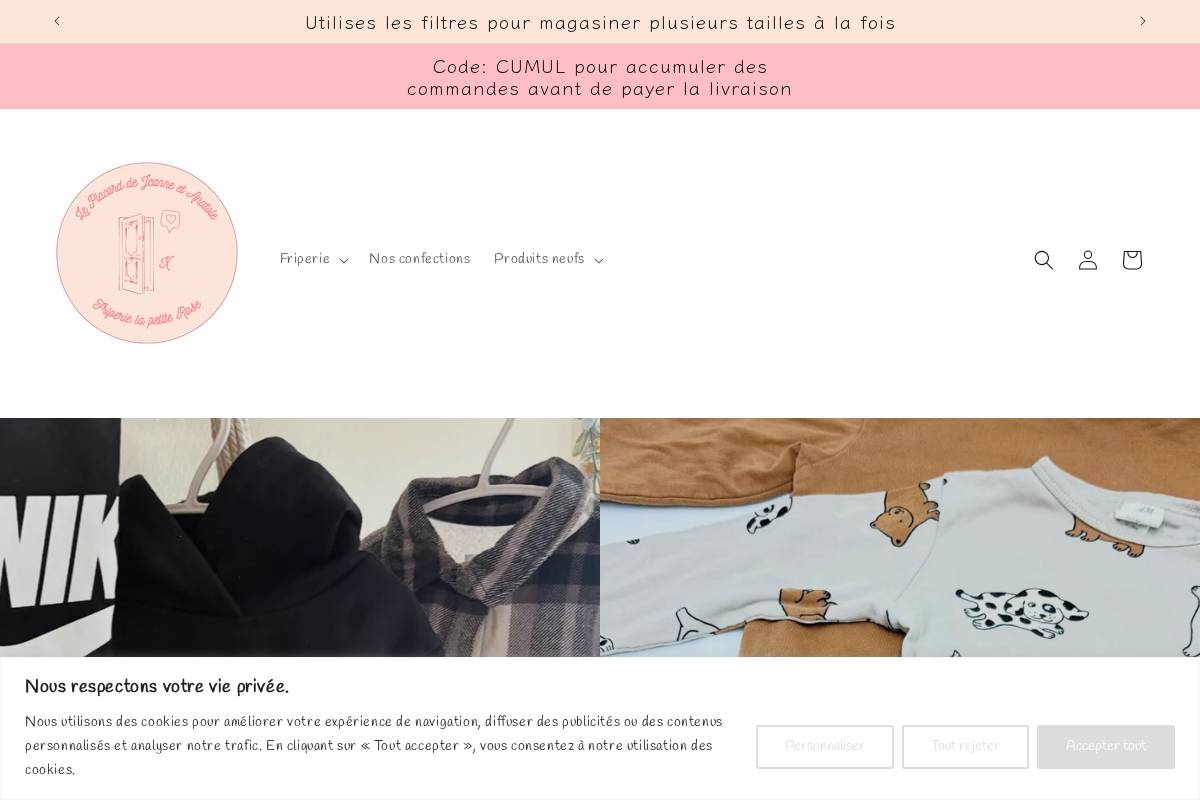 leplacarddejeanneetcie.com homepage screenshot