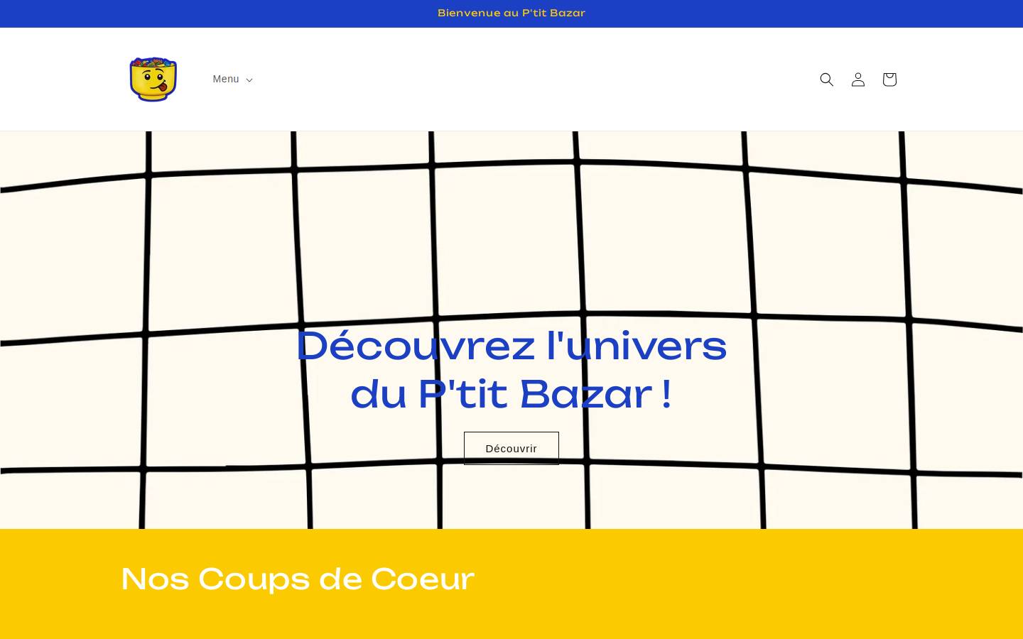 leptitbazar.fr homepage screenshot