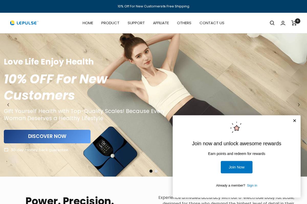 lepulsefit.com homepage screenshot