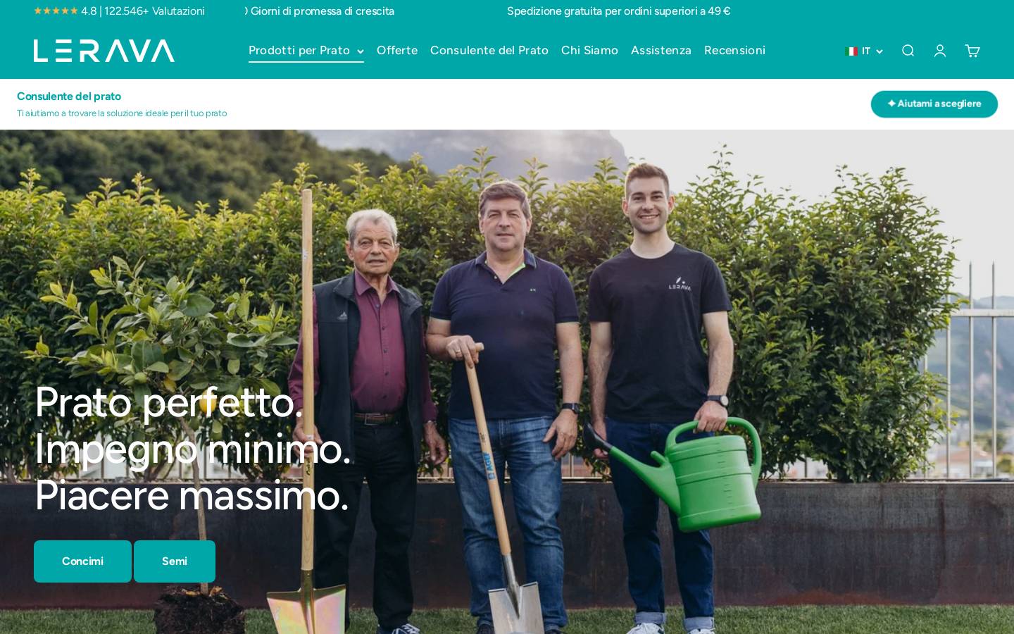LERAVA homepage screenshot