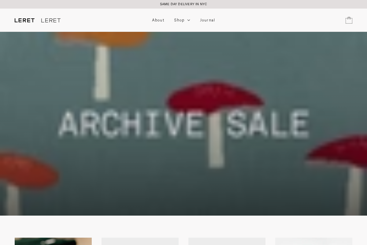 LERET LERET homepage screenshot