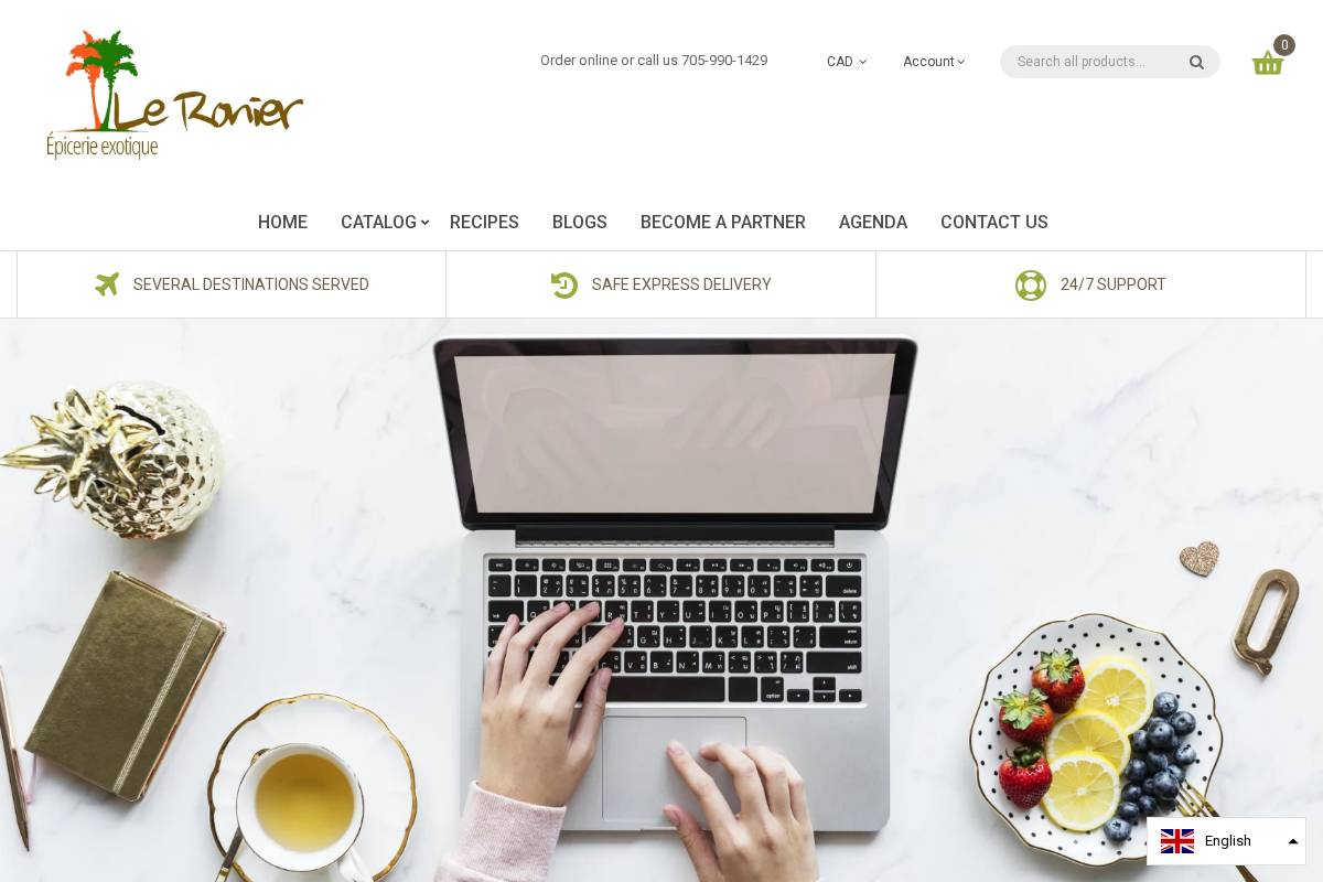leronier.ca homepage screenshot