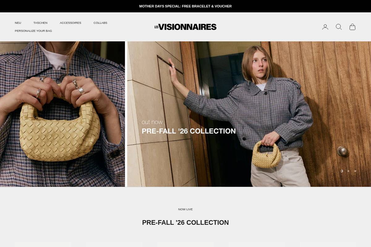 les-visionnaires.com homepage screenshot