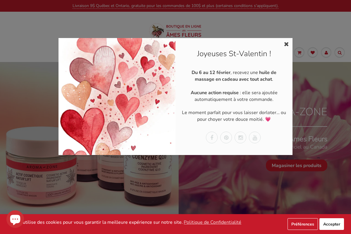 Les Âmes Fleurs homepage screenshot