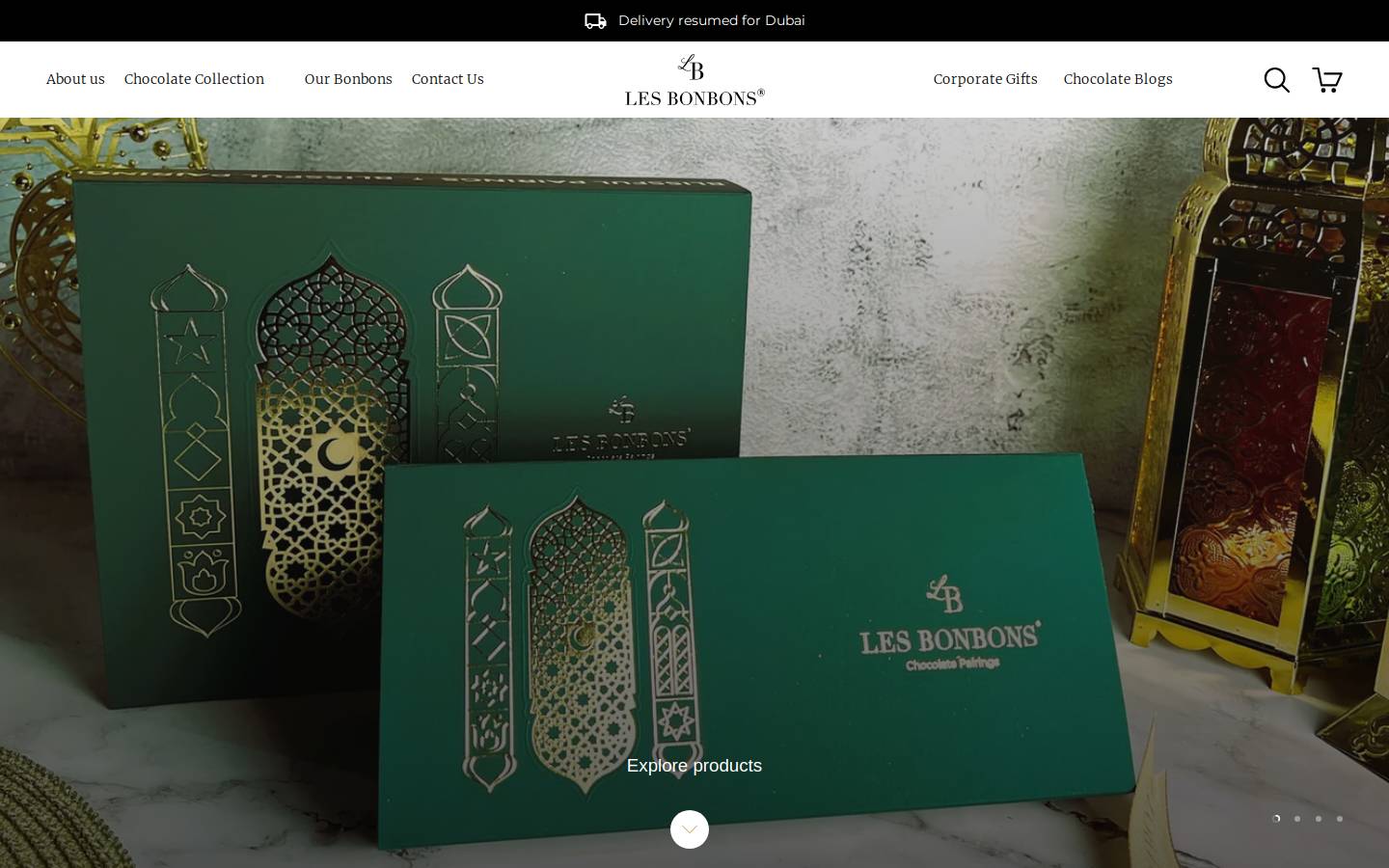 lesbonbons.com homepage screenshot
