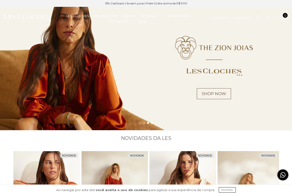 lescloches.com.br homepage screenshot