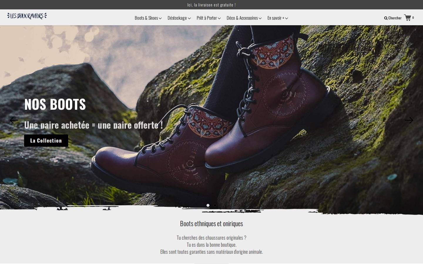 lesdouxraveurs.fr homepage screenshot