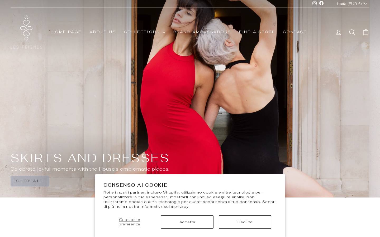lesfriends.it homepage screenshot