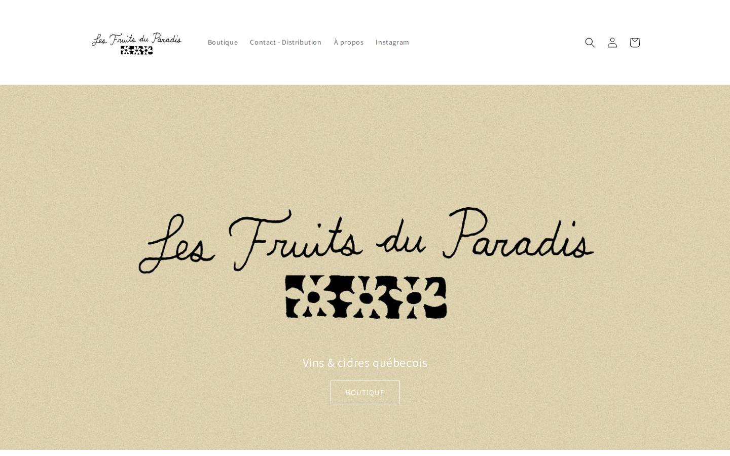 lesfruitsduparadis.com homepage screenshot