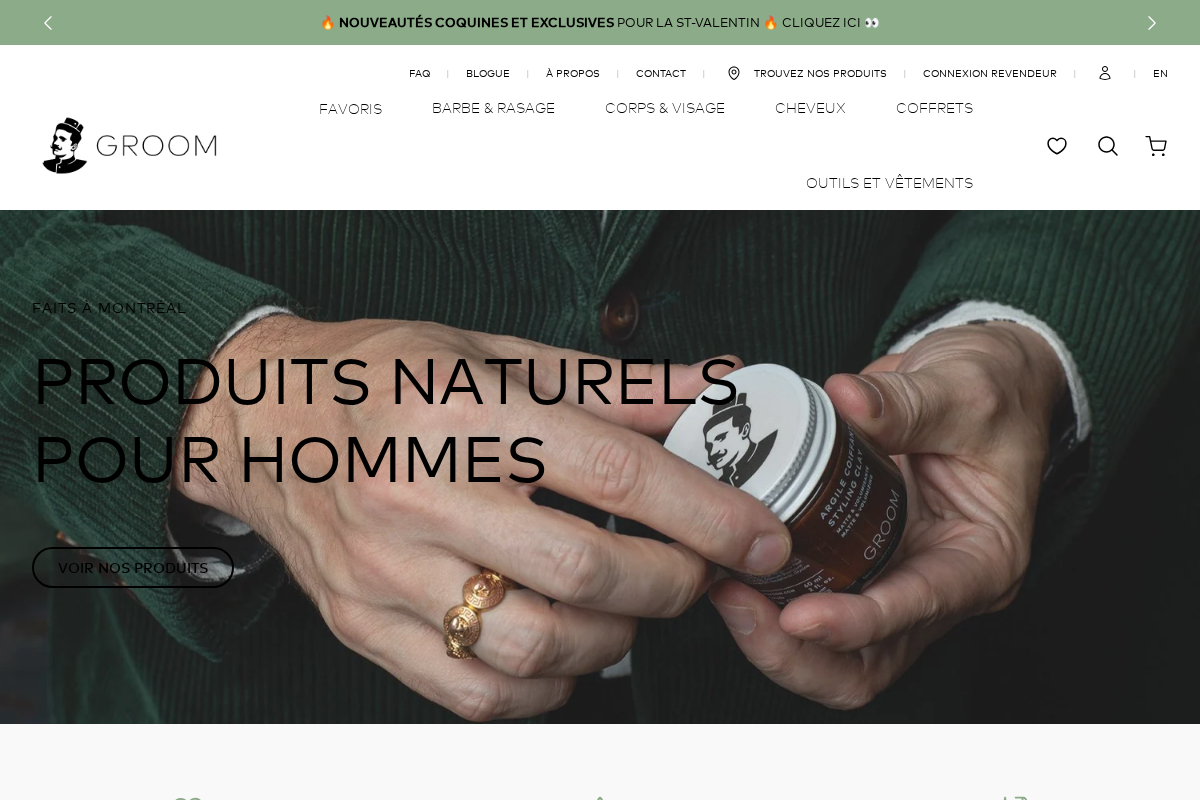 GROOM homepage screenshot