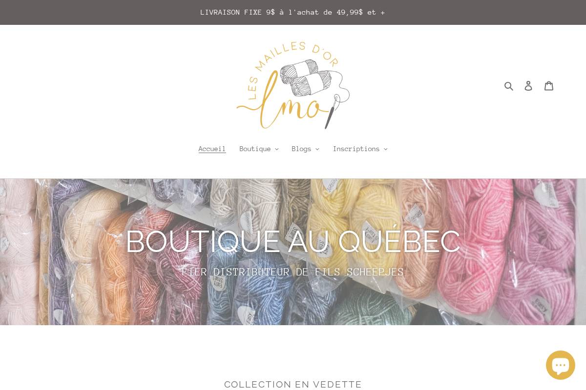 lesmaillesdor.com homepage screenshot