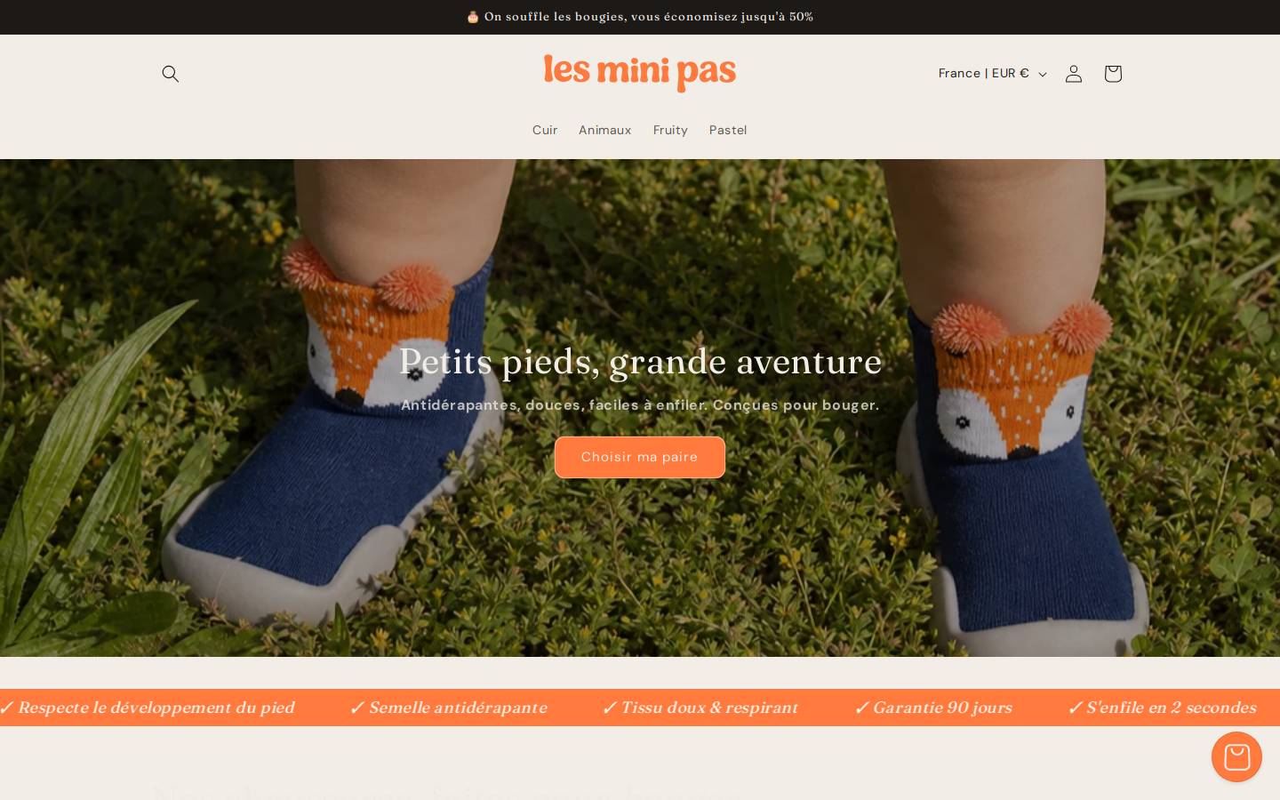 lesminipas.com homepage screenshot