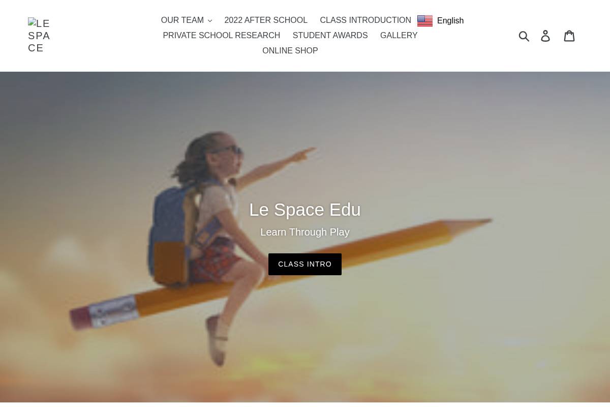 lespaceedu.com homepage screenshot
