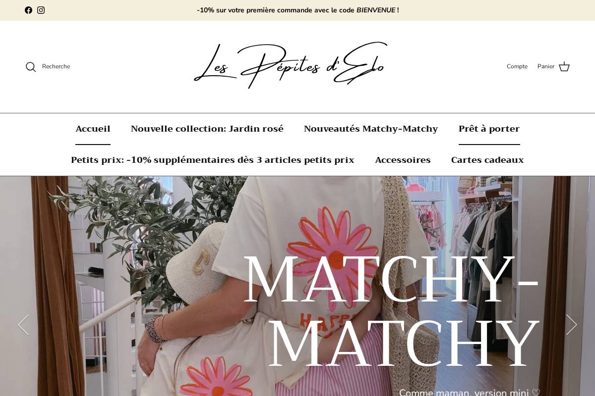 lespepitesdelo.com homepage screenshot