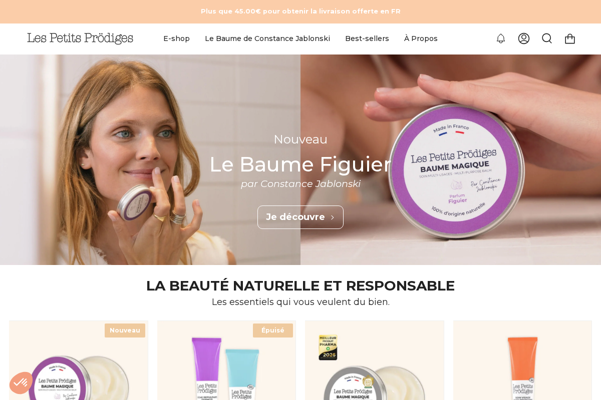 lespetitsprodiges.com homepage screenshot