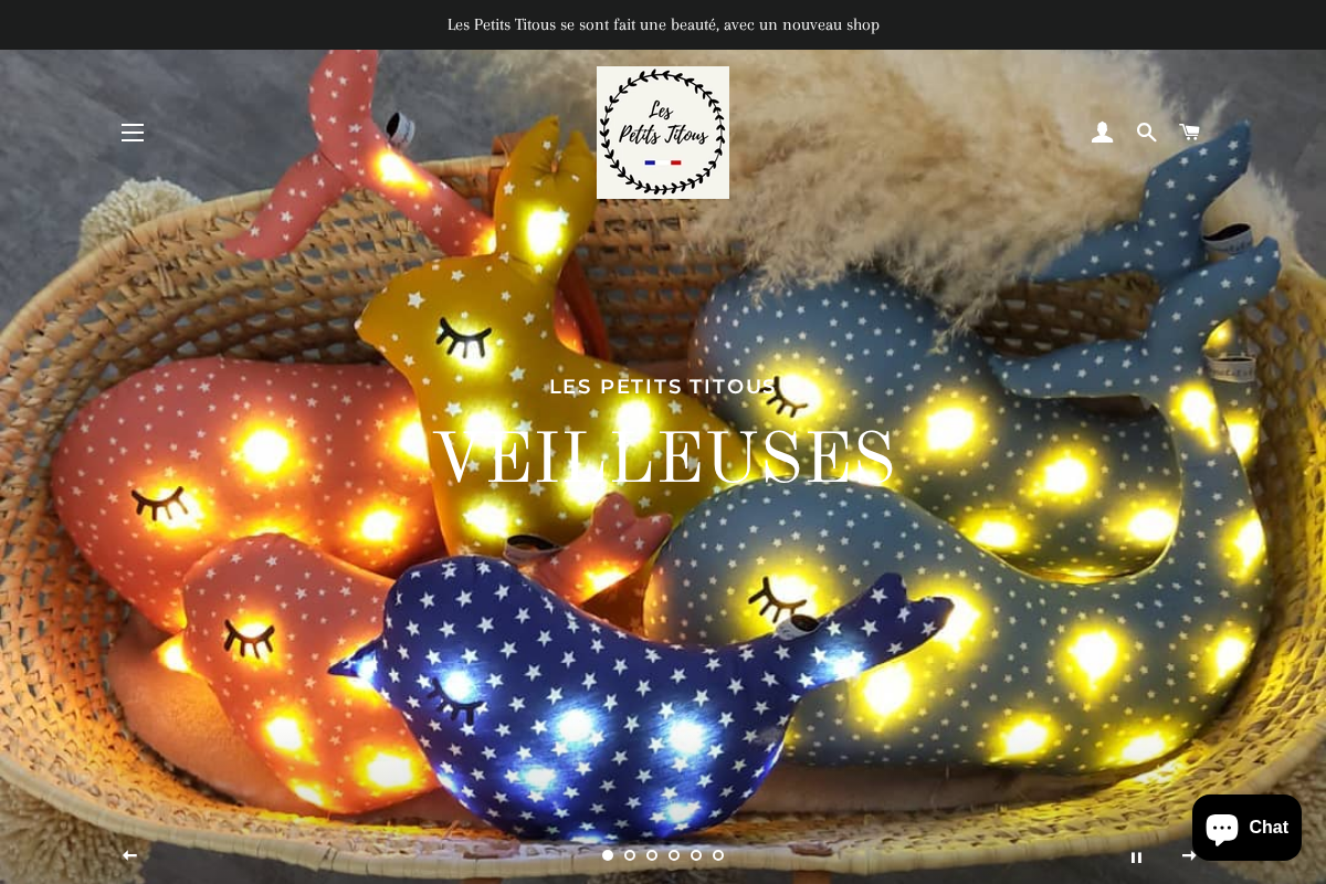 lespetitstitous.com homepage screenshot