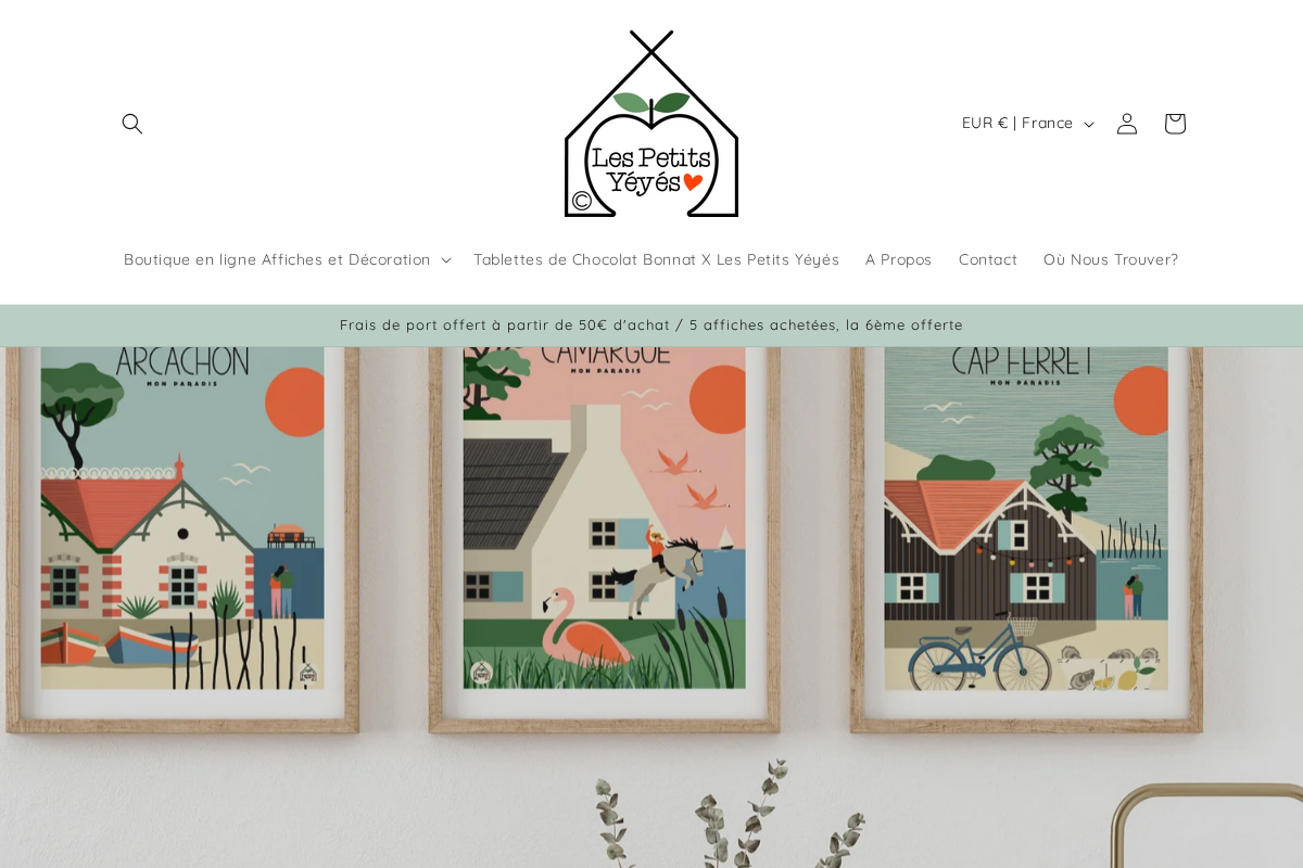 Les Petits Yéyés homepage screenshot