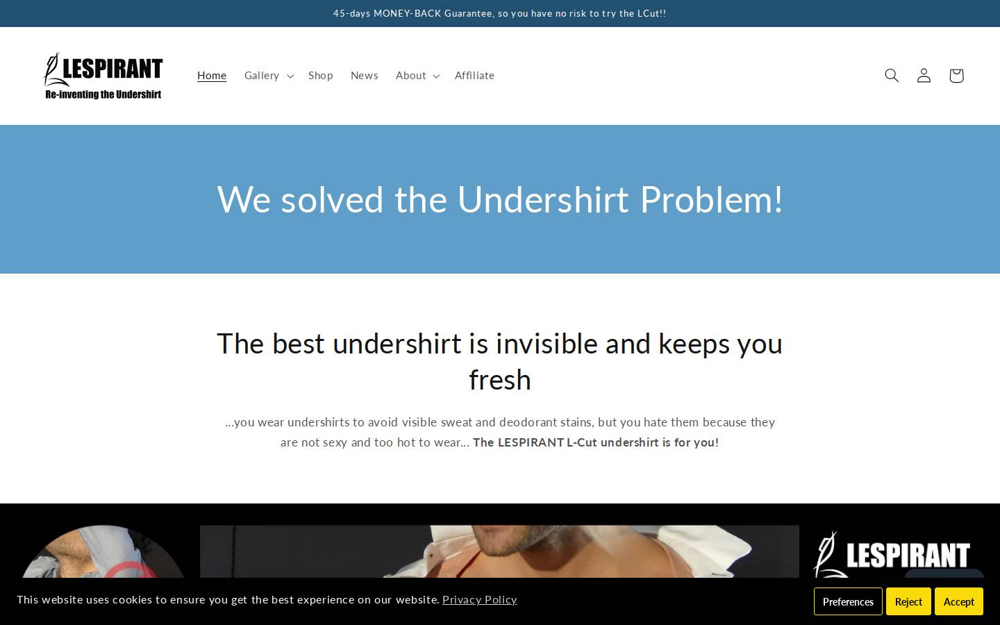 lespirant.com homepage screenshot